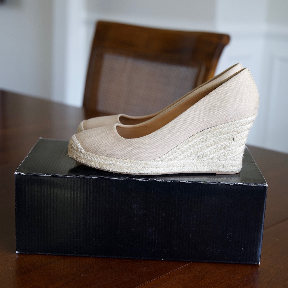 Women's J Crew Wedges.  Tan.  Size 7.
